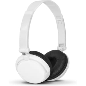 Pulsar Headphones in a sleek white design with black ear cushions.