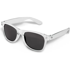 Malibu Premium Sunglasses in a translucent frame with dark lenses.
