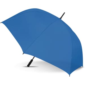 A blue Hydra Sports Umbrella with a sleek design and sturdy handle.