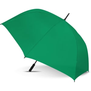 A green Hydra Sports Umbrella designed for outdoor use.