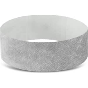 A Tyvek event wristband in a gray design, suitable for use in exhibitions and events.