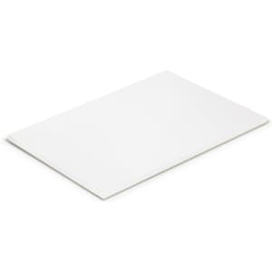 A4 notepad with 25 white leaves, featuring a simple design and a logo on the top.
