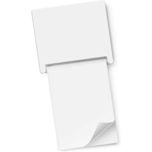 A Magnetic Memo Pad A7 in full color with a top section and a slightly curled bottom edge for easy note removal.