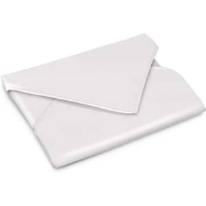 A reusable food wrap in a sleek, white design, folded neatly.