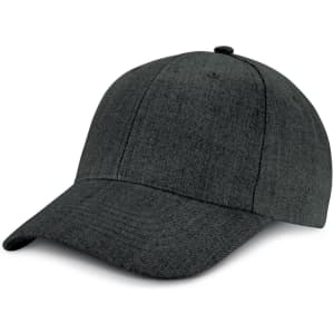 A dark gray Raptor Cap with a classic curved brim and a structured fit.