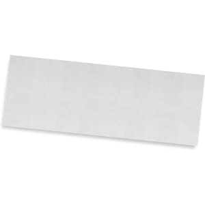 A grey gym towel with a subtle texture, featuring a logo in one corner.