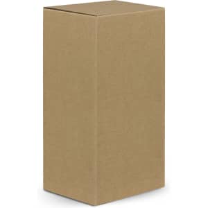 A brown cardboard box with a plain exterior, suitable for packaging or storage.
