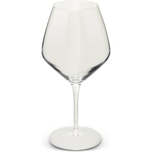 A clear wine glass with a tall bowl and slender stem, part of the Luigi Bormioli Atelier collection.