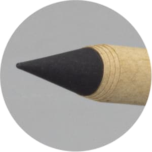 A close-up of a metal pen featuring a sleek, kraft finish and a black tip. It has a simple design with no visible logos.