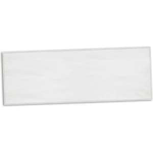 A full colour bar towel in white, rectangular shape, featuring a simple design with a logo.