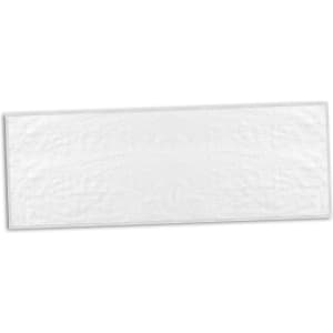 A full-colour bar towel in white, featuring a textured surface, suitable for home and living bar mats.