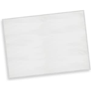 A full-colour tea towel featuring a plain white design with a bordered edge. It has a branding logo.