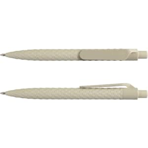 A set of two beige Bambusa Pens featuring a textured grip and clip design. Each has a smooth, rounded tip.