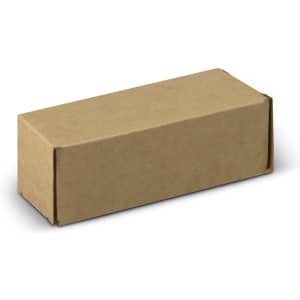 A plain brown cardboard box, rectangular in shape, with no visible branding or text.