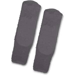 Fluffy grip socks in grey with textured soles for enhanced grip. The socks feature a soft, fuzzy design.