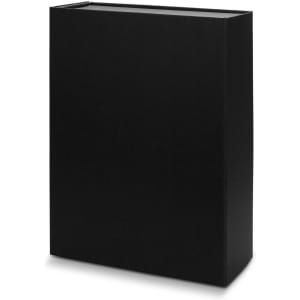 A medium-sized magnetic lid gift box in solid black with a sleek, minimalist design.