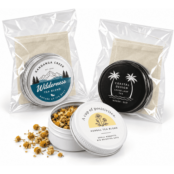 Loose-Leaf Tea Twist-Top Tin