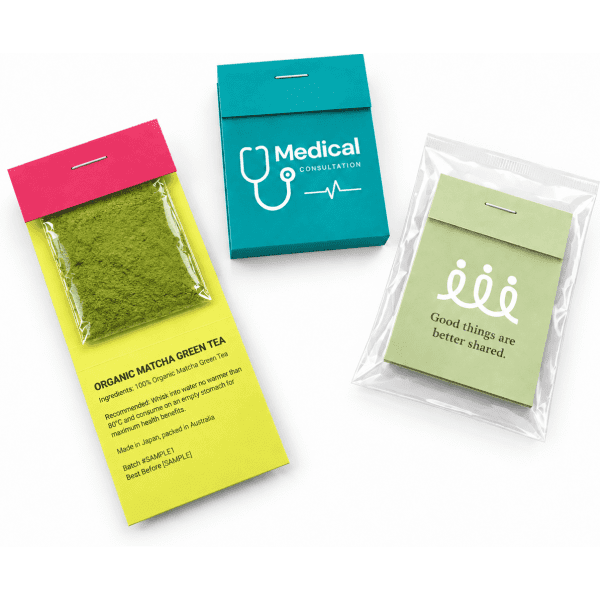 Organic Matcha Green Tea Card