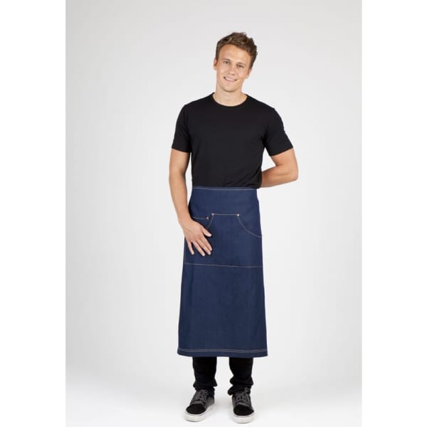 Long Waist Cotton/Denim Apron