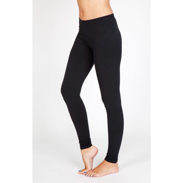 Womens Cotton Spandex Full Length Legging