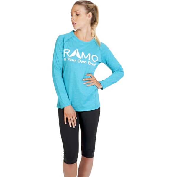 Womens Greatness Heather Long Sleeve T-shirt