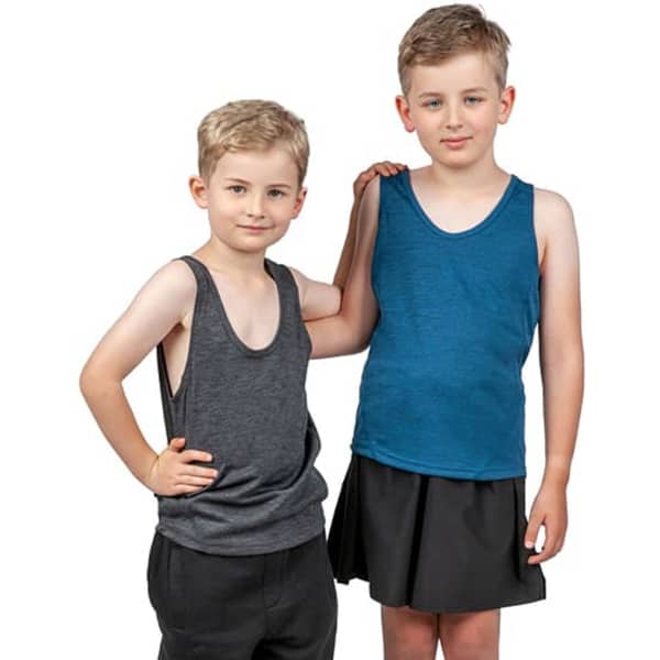 Kids’ Challenger 100% polyester singlet