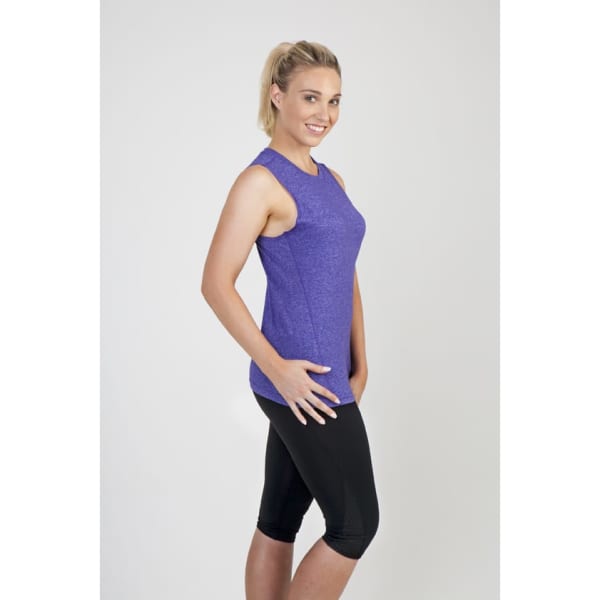 Womens Heather SLEEVELESS Tee – Greatness Range