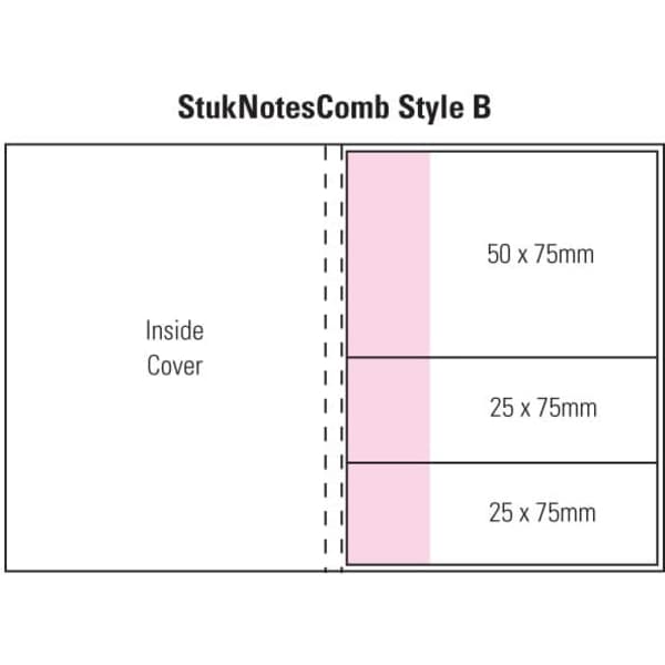 Combination B Laminated 4 Colour Cover 4 Col Pad