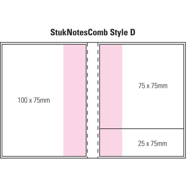 Combination D Laminated 4 Colour Cover 2 Col Pad