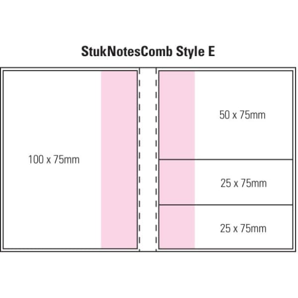 Combination E Laminated 4 Colour Cover 3 Col Pad