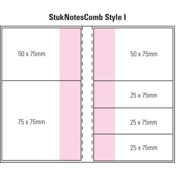 Combination I Laminated 4 Colour Cover 2 Col Pad