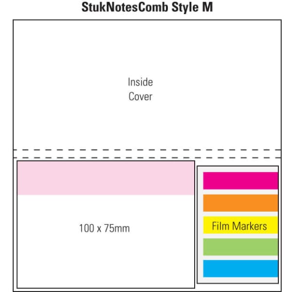 Combination M Laminated 4 Colour Cover 1 Col Pad