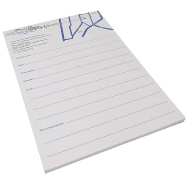 A5 Writing Pad 4c 25 Leaf