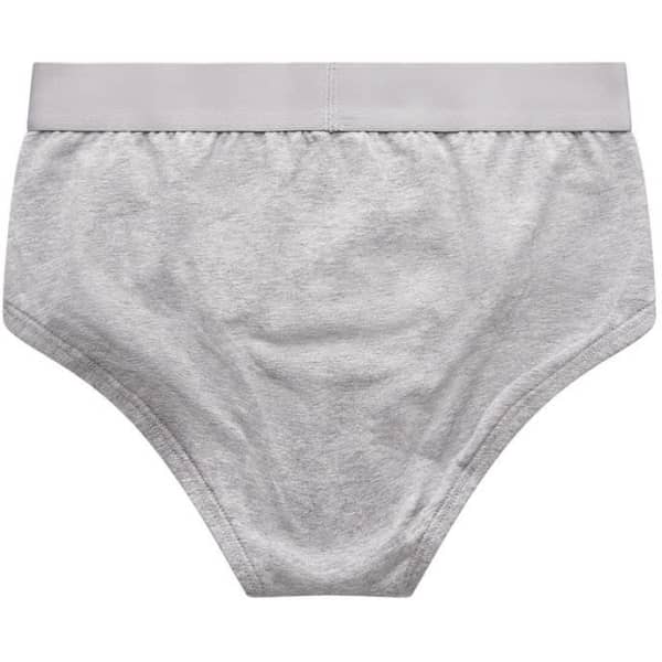 Grey Y-Front Briefs with a soft waistband, featuring a simple design and no visible branding.