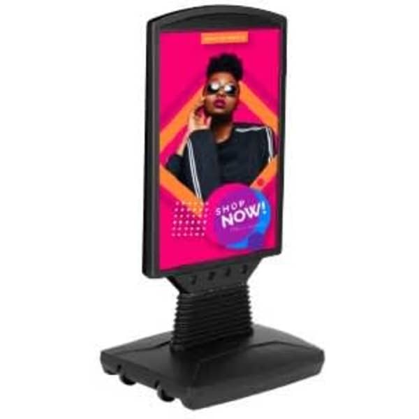 Signage Stand with Spring, Water Base and Corflute