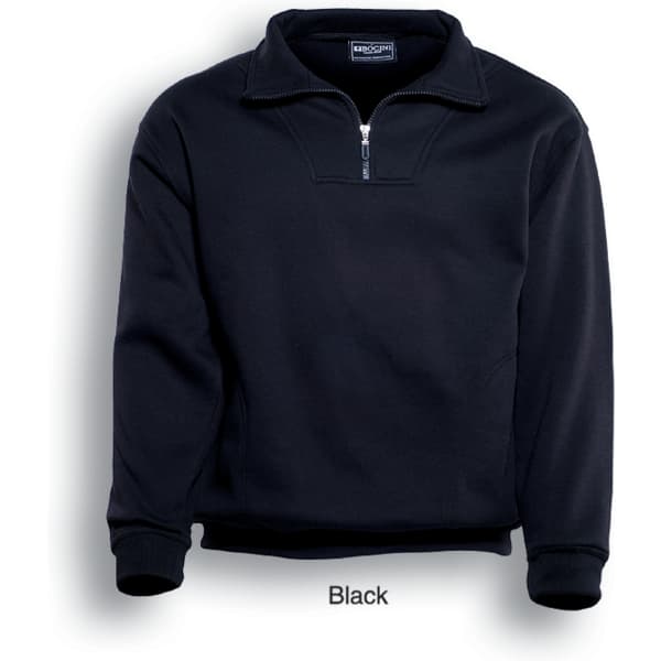 Unisex Adults 1/2 Zip Fleece With Pocket