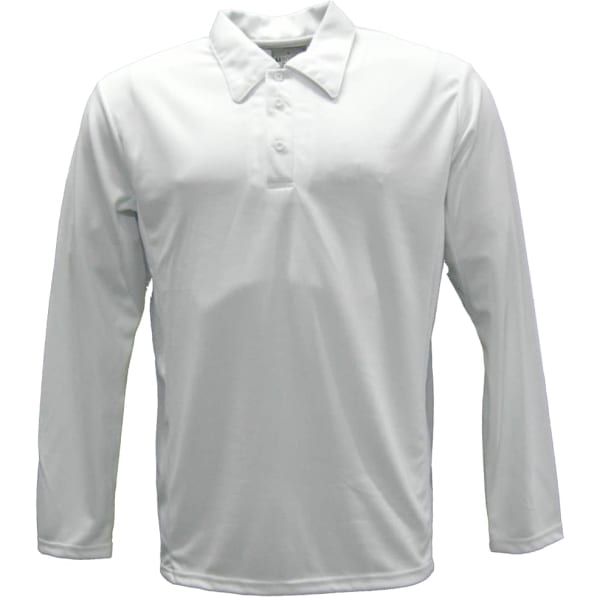 Kids Long Sleeve Cricket Polo