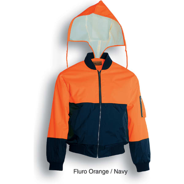 Unisex Adults Hi-Vis Flying Jacket (Lined)