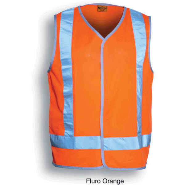 Unisex Adults Hi-Vis Vest With Reflective Tape