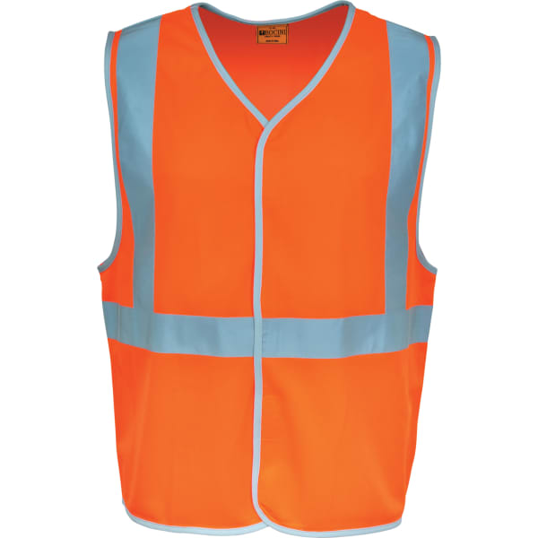 Unisex Adults Hi-Vis Vest With Crossing Tape