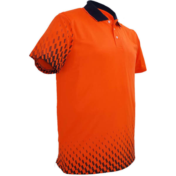 Unisex Adults Hi-Vis Gradient Polo
