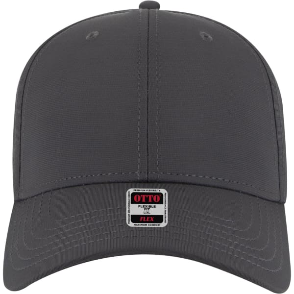 A grey 6 panel low profile baseball cap with a branded logo on the front.