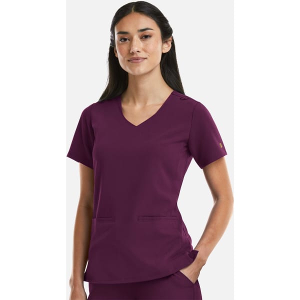 Matrix Pro Womens Curved V-Neck Top