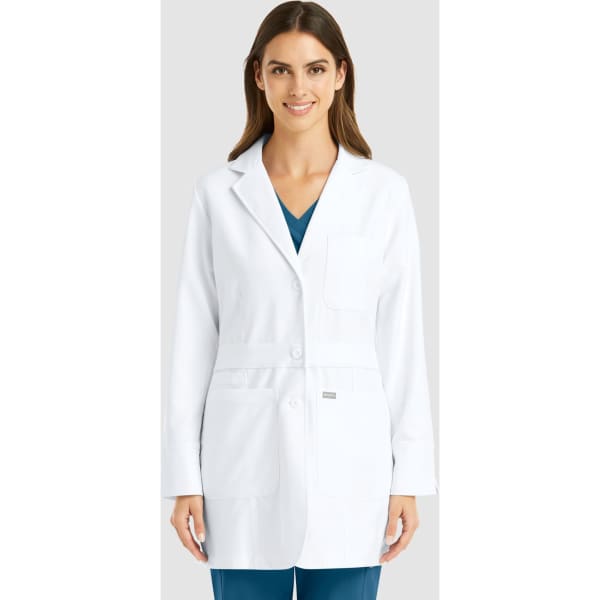 Momentum Womens Mid Length Lab Coat (32″)