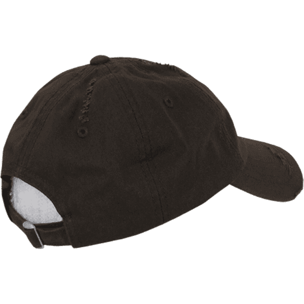 A 6 panel low profile relaxed vintage dad hat in black, featuring a rear adjustable strap and visible stitching.