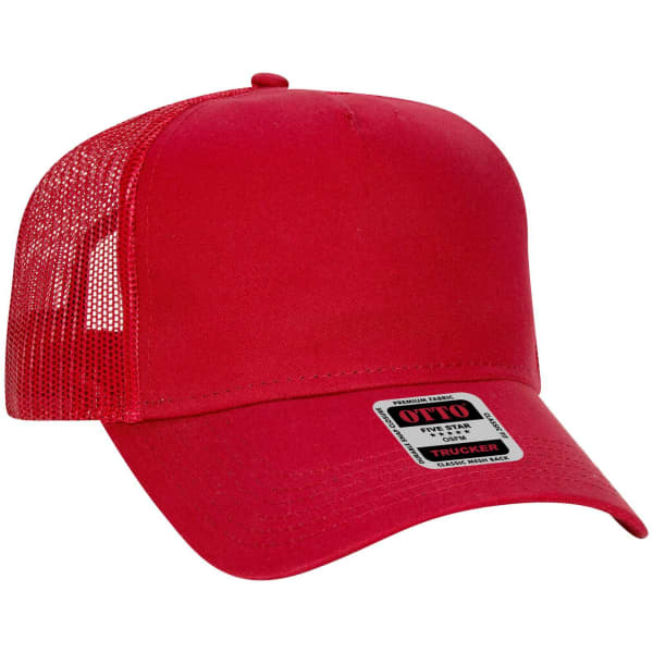 5 Panel Low Profile Trucker Cap