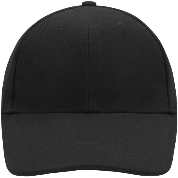 A black low-profile six-panel cap with an adjustable strap and no visible branding.