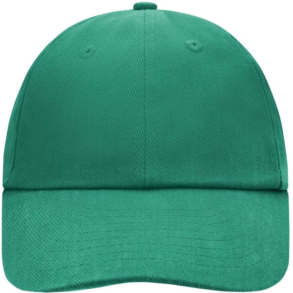 A green 6 Panel Raver Cap with a curved brim and no visible logos or text.