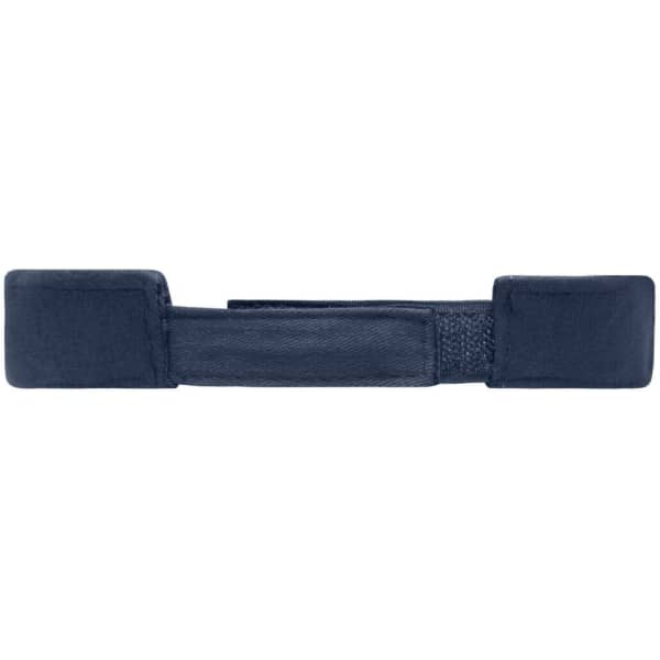 A navy blue Sandwich Sunvisor with rectangular ends and a central band for adjustable fitting. It features a logo.