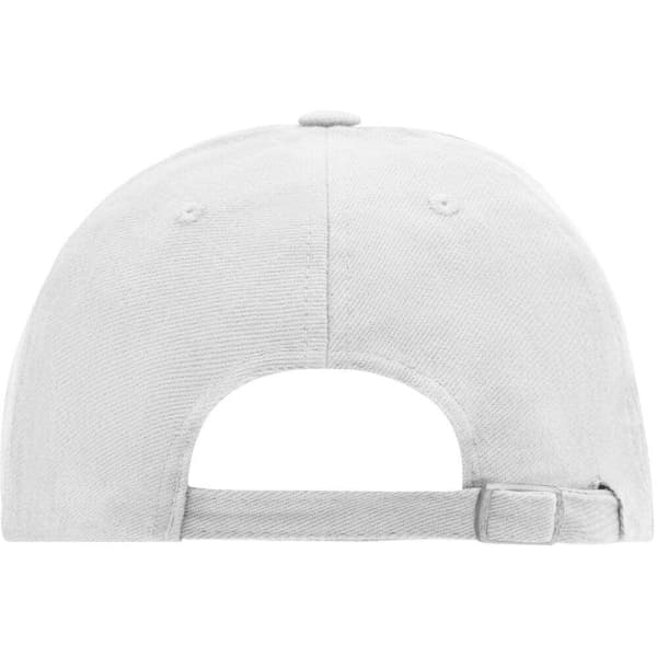 A grey six-panel cap with an adjustable strap at the back and a logo at the tag area.